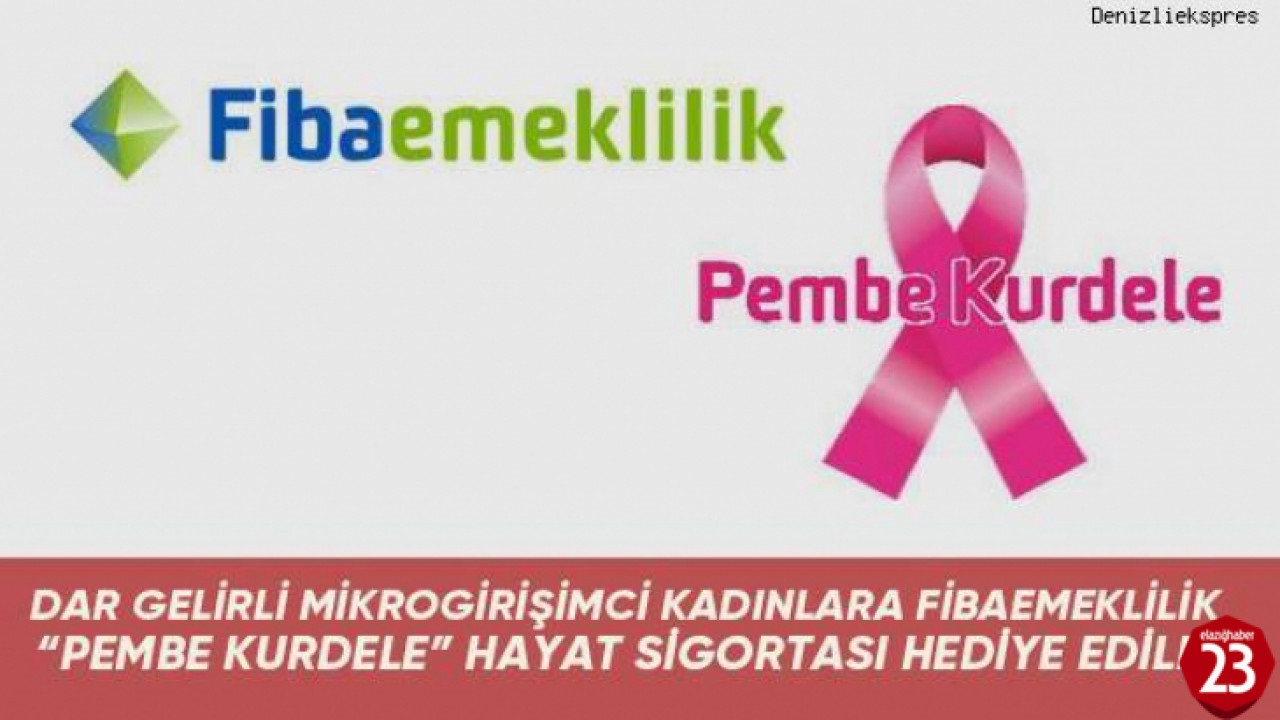 ’Ekonomide Aktif Kadınlar’’ Projesi Kapsamında Dar Gelirli Mikrogirişimci Kadınlara Fibaemeklilik “Pembe Kurdele” Hayat Sigortası Hediye Edildi