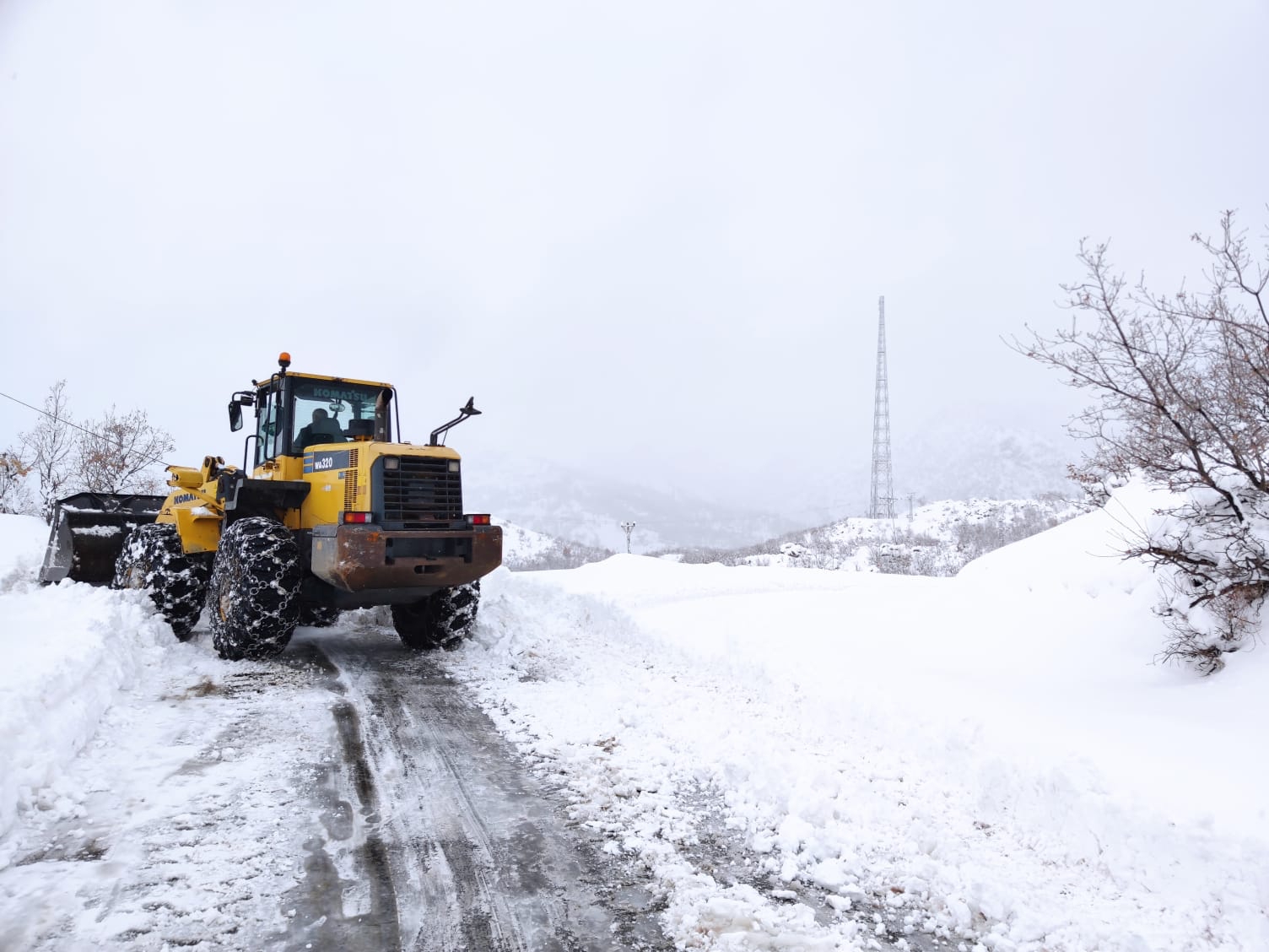 Şırnak'ta 92 Köy, 19 Mezra Yolu Kardan Kapandı