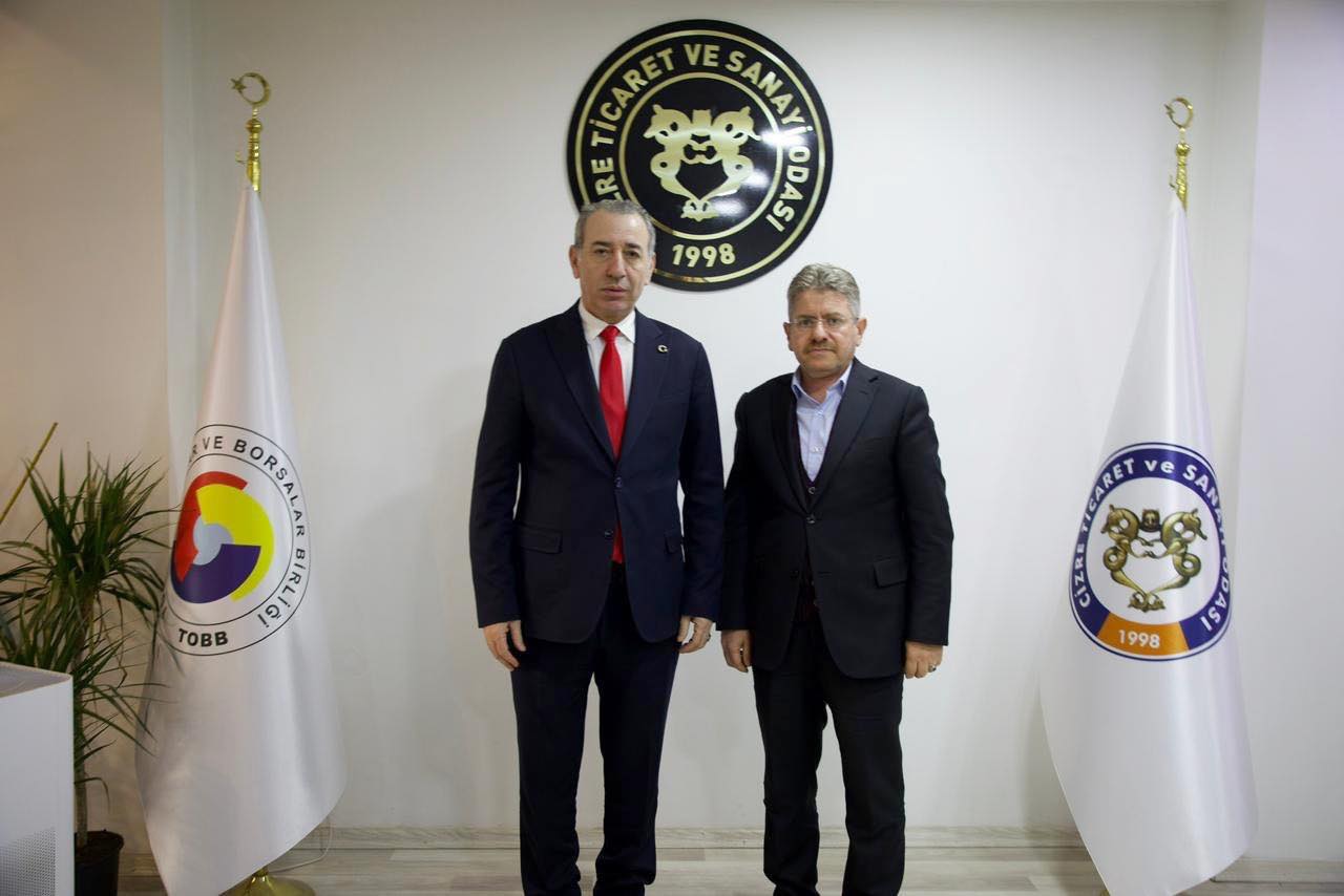 IKBY Bakanı Aydın Maruf, Cizre TSO’YU Ziyaret Etti