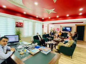 BAŞKAN VEKİLİ ANMAL SAĞLIK ÇALIŞANLARI İLE BİR ARAYA GELDİ