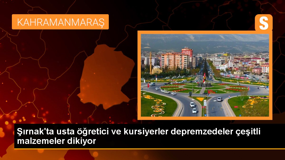 Şırnak'ta Usta Öğreticilerden Depremzedelere Yorgan ve Battaniye Dikimi