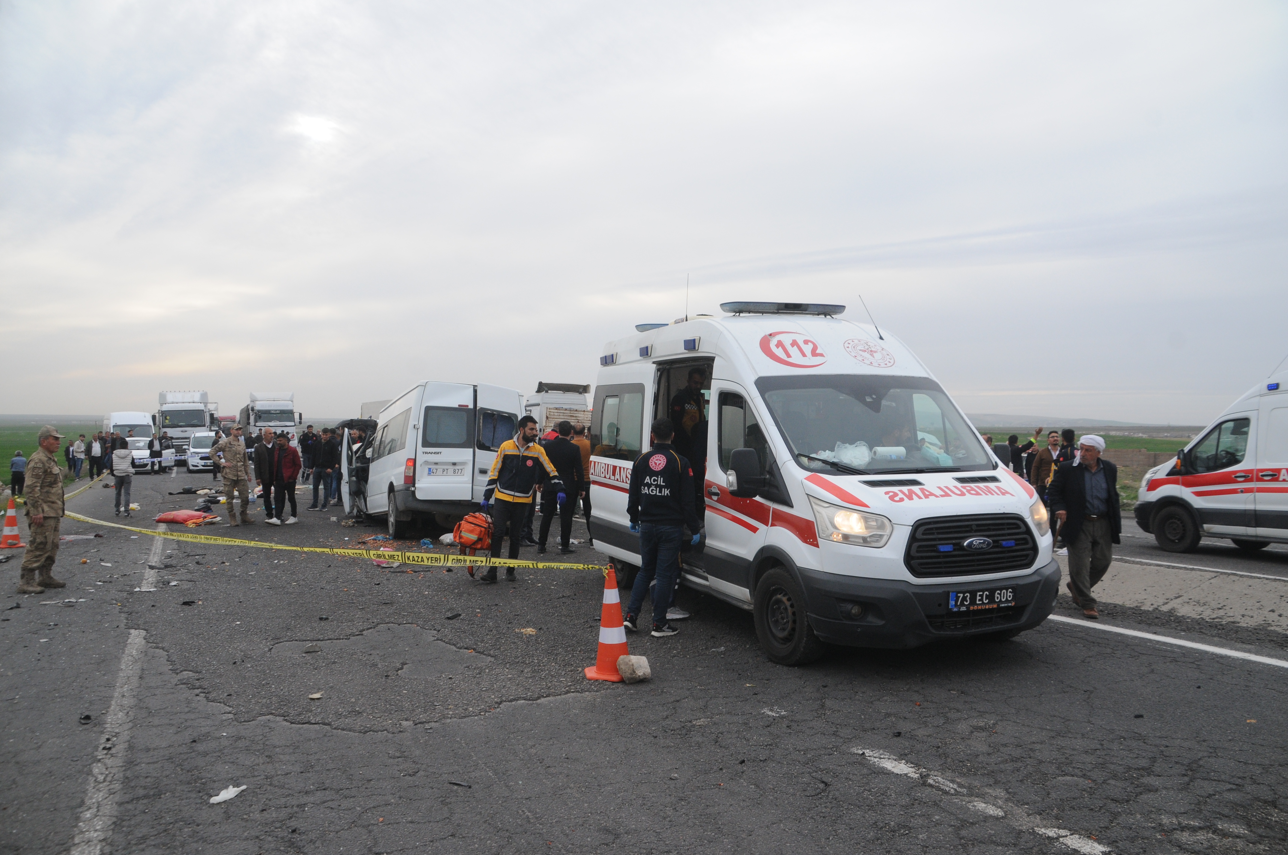 Şırnak'taki trafik kazasında yaralanan 8 kişiden 1'i hayatını kaybetti
