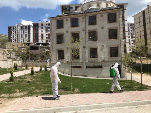 ŞIRNAK GENELİNDE DEZENFEKSİYON ÇALIŞMALARI ARALIKSIZ DEVAM EDİYOR