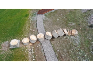 Depremde devrilen Adıyaman'daki 2 bin yıllık sütun ayağa kaldırılacak