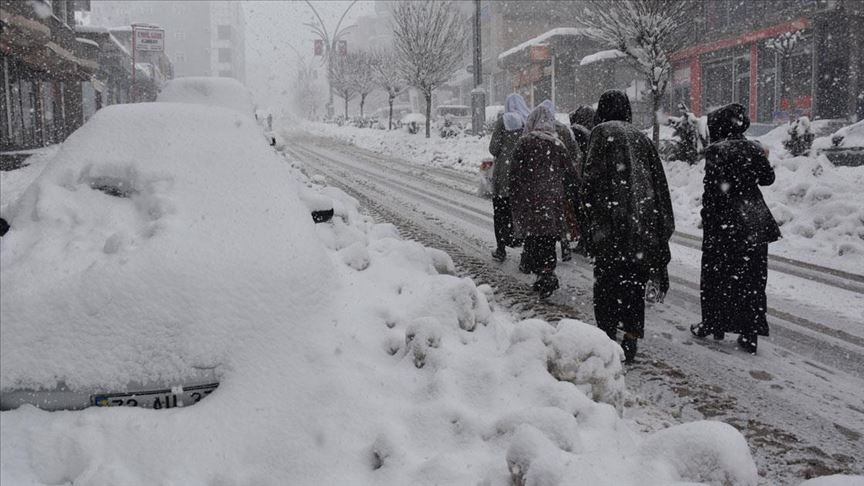Şırnak'ta Kar Yağışı Etkili Oldu