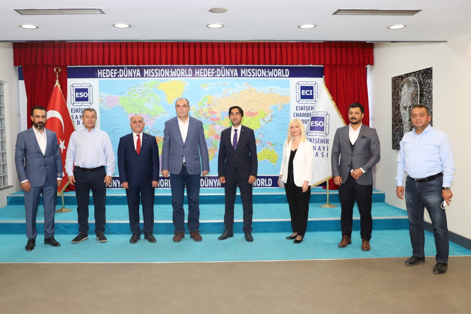 CİZRE TSO BAŞKANI SEVİNÇ ESO BAŞKANI İLE BİR ARAYA GELDİ