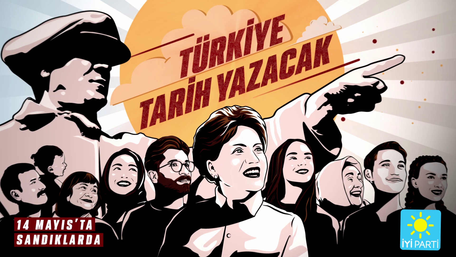 İYİ PARTİ SEÇİM KAMPANYASINI; ‘’TÜRKİYE TARİH YAZACAK!’’ SLOGANIYLA BAŞLATTI.