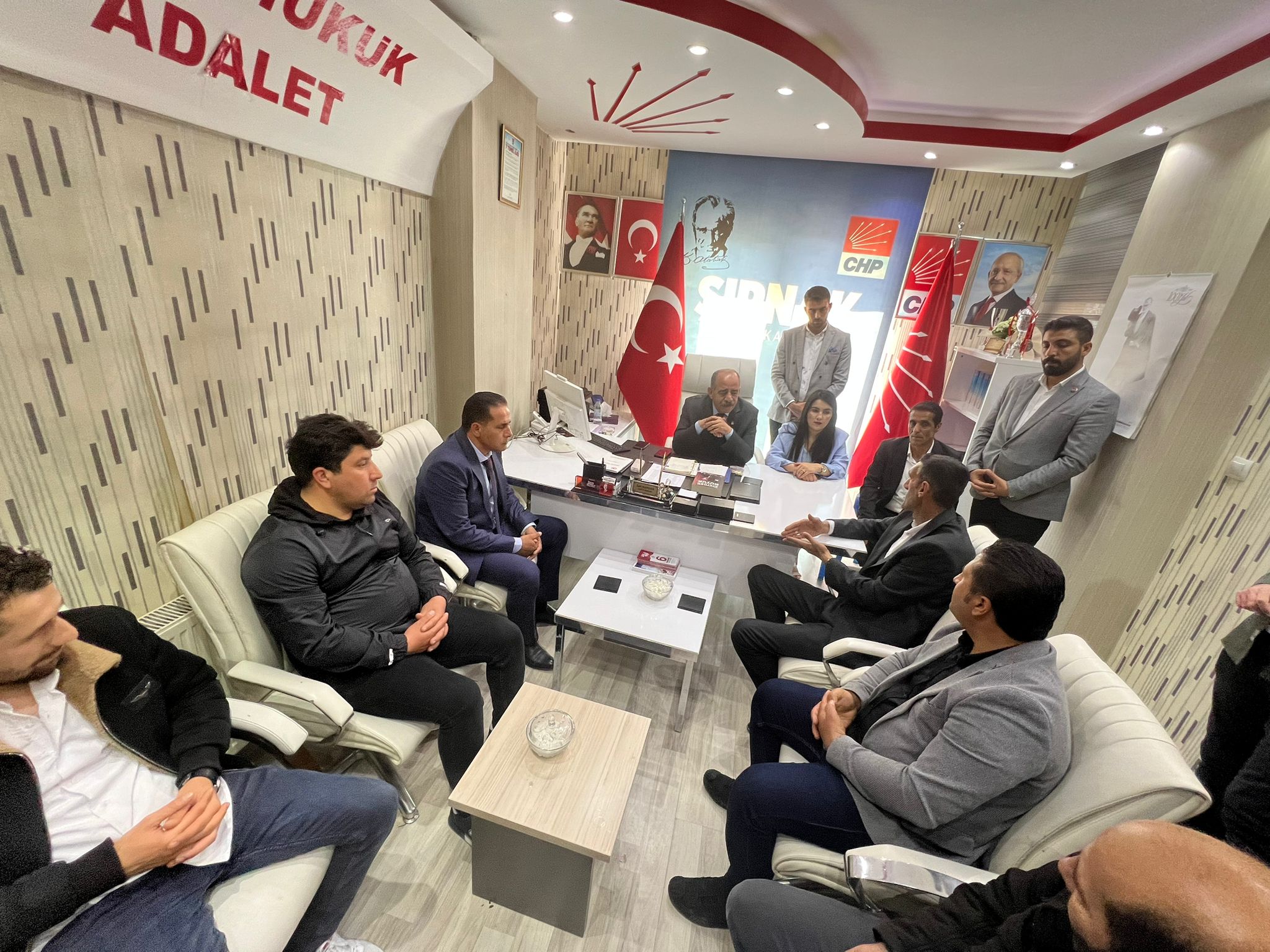 Partilerinden istifa edip CHP Şırnak İl Örgütüne katıldılar