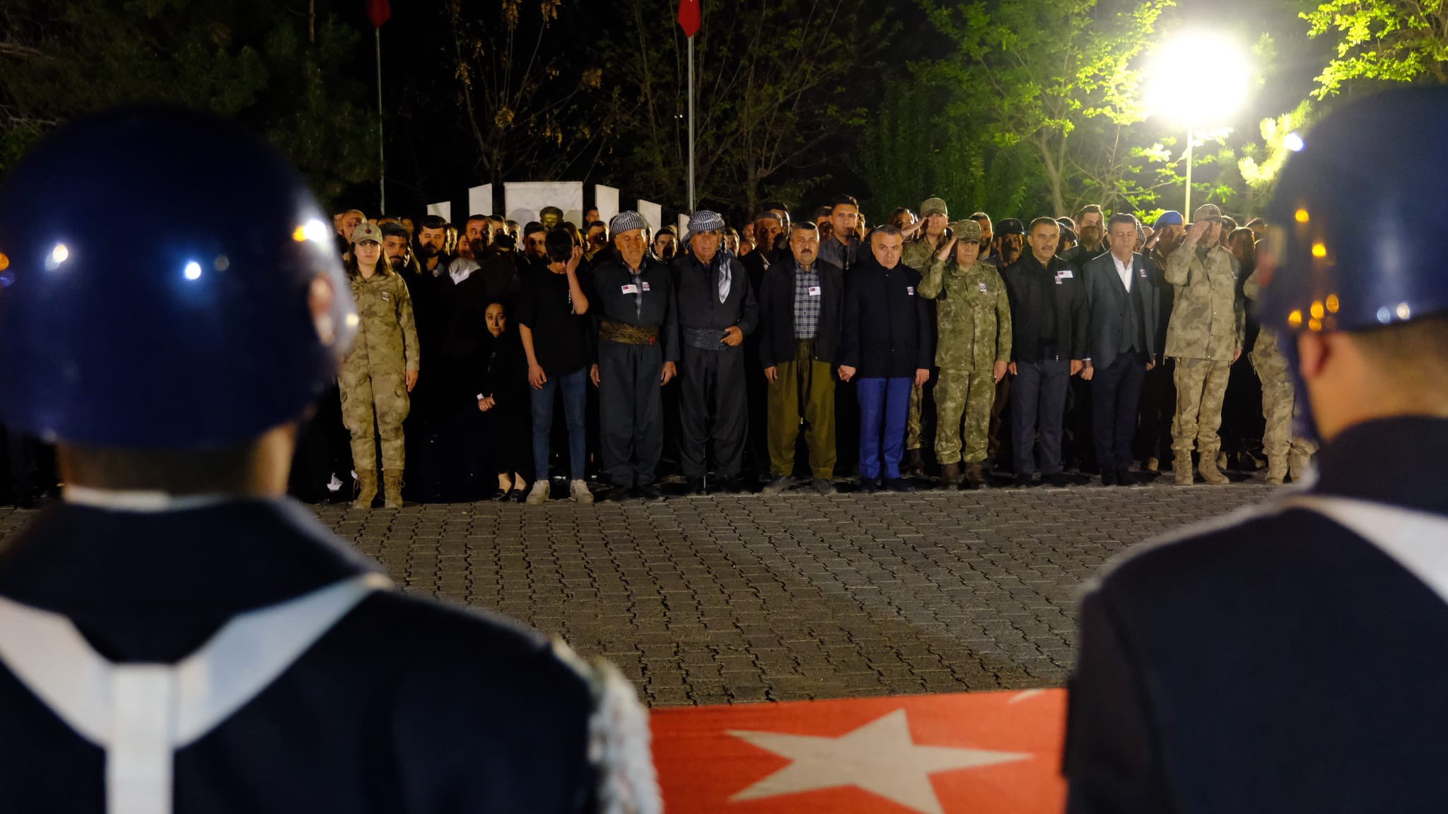 Şehit Güvenlik Korucusu için tören düzenlendi