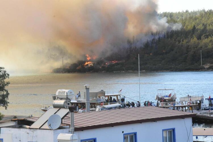 Bodrum'da 2 yıl önce ormanı yakan şüpheliyi, telefon mesajı yakalattı