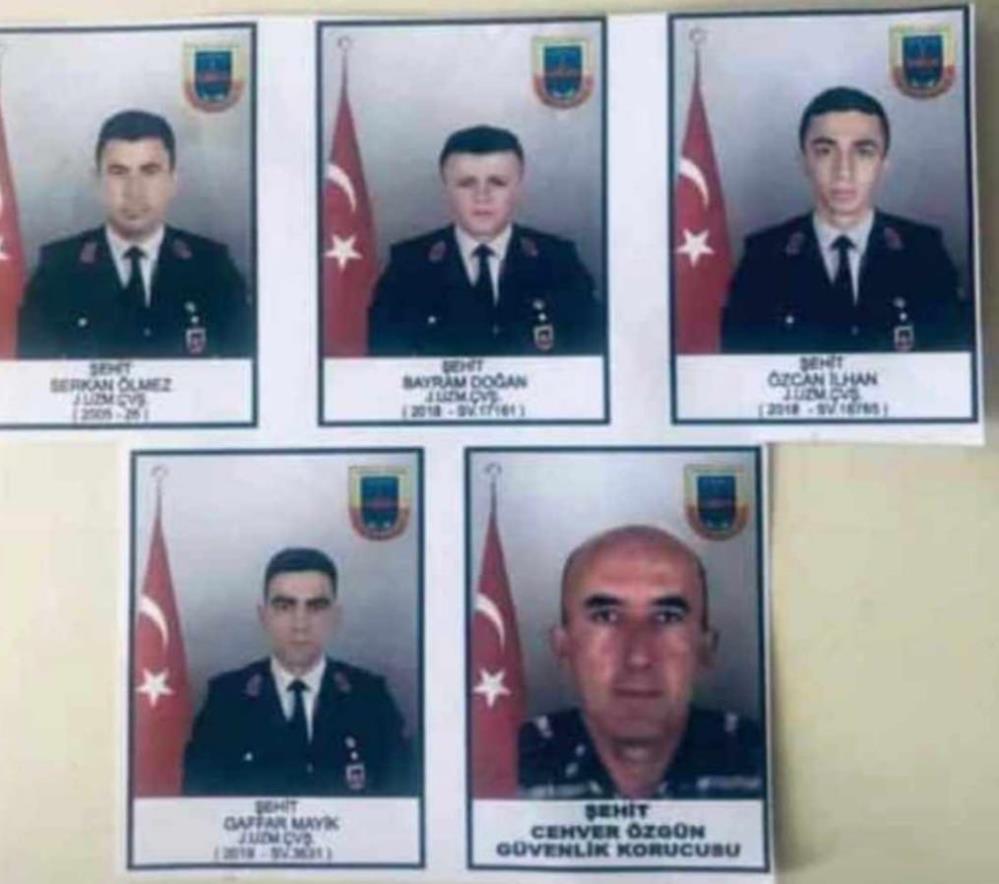 Şırnak'ta şehit olan askerler için tören düzenlendi