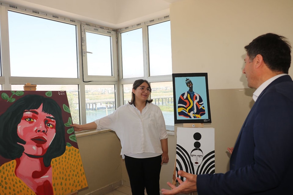 Şırnak'ta Lise Öğrencileri Eserlerini Sergiledi