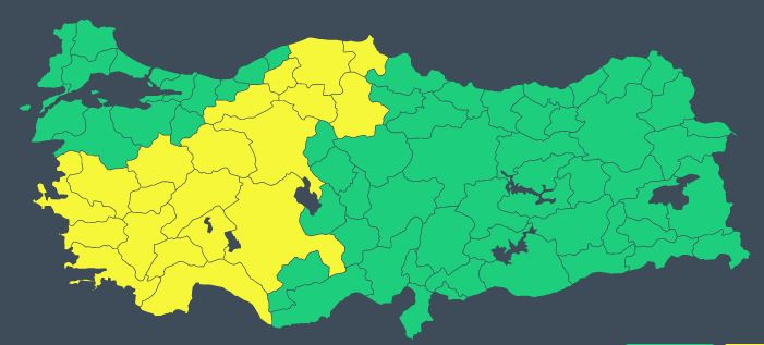 Meteoroloji'den Şırnak ve 27 il için sarı kodlu uyarı!