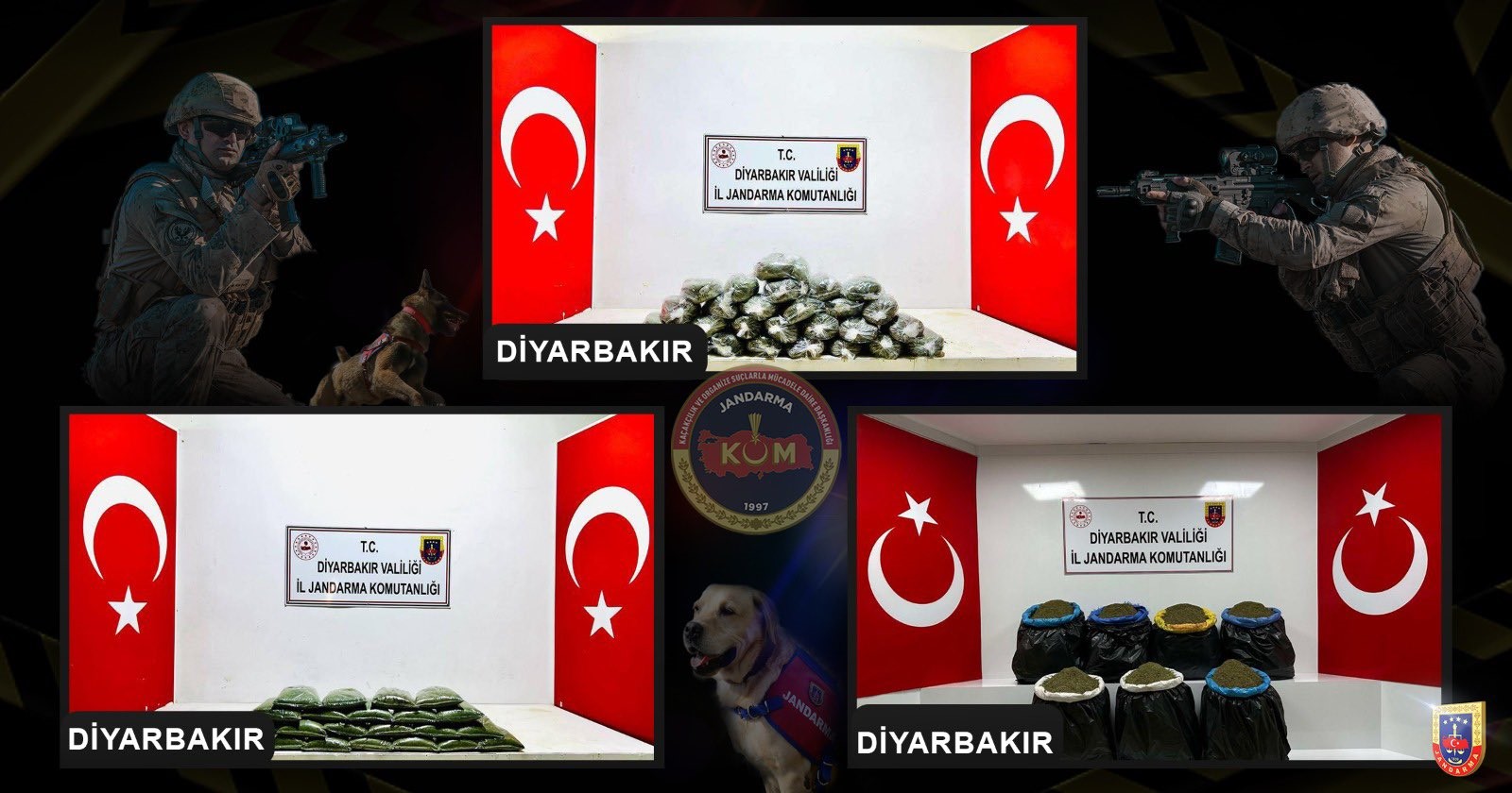 Diyarbakır'da Narkotik Operasyonu: 150 Kilo Toz Esrar Ele Geçirildi