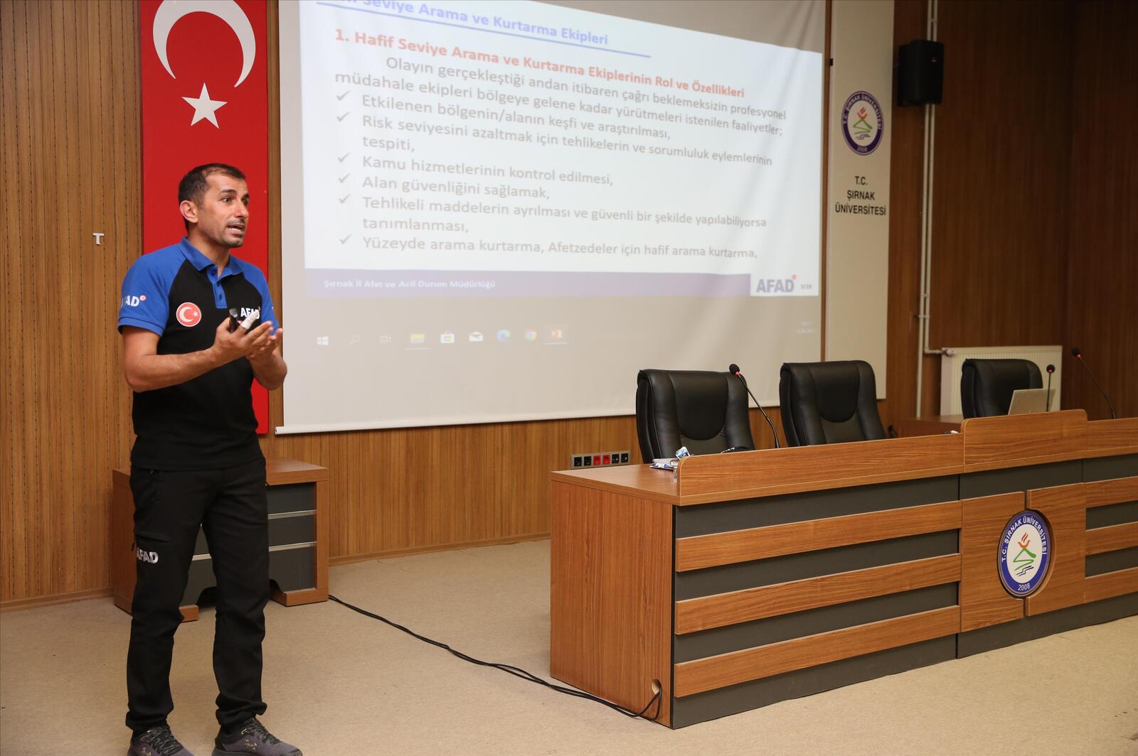 Şırnak Üniversitesinde Arama Kurtarma Ekibi Kuruldu