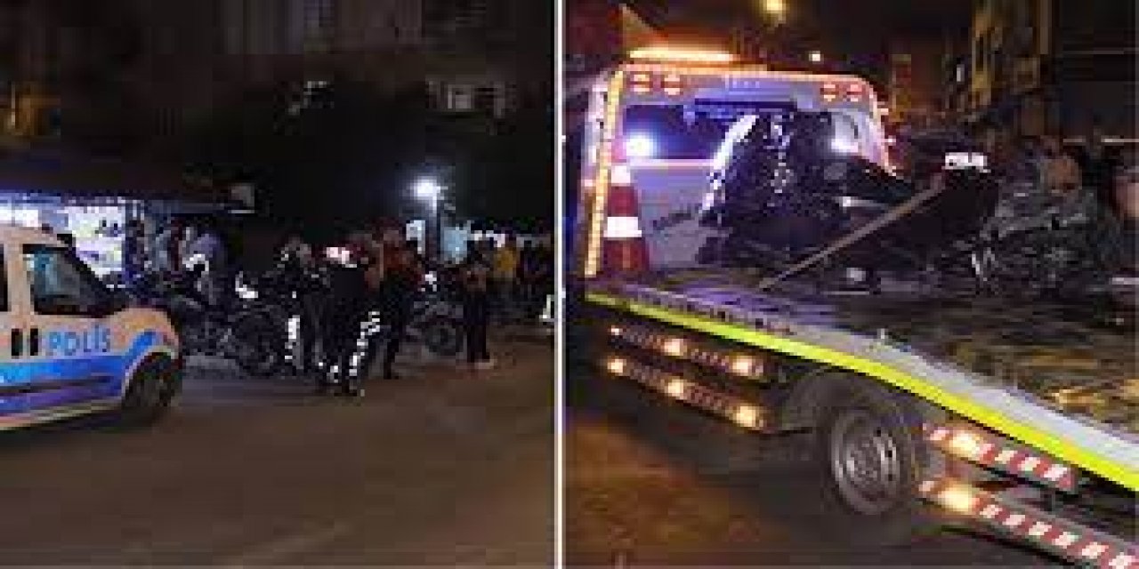 Yunus Polisleri Otomobille Çarğıştı, 2 Polis Ağır Yaralandı