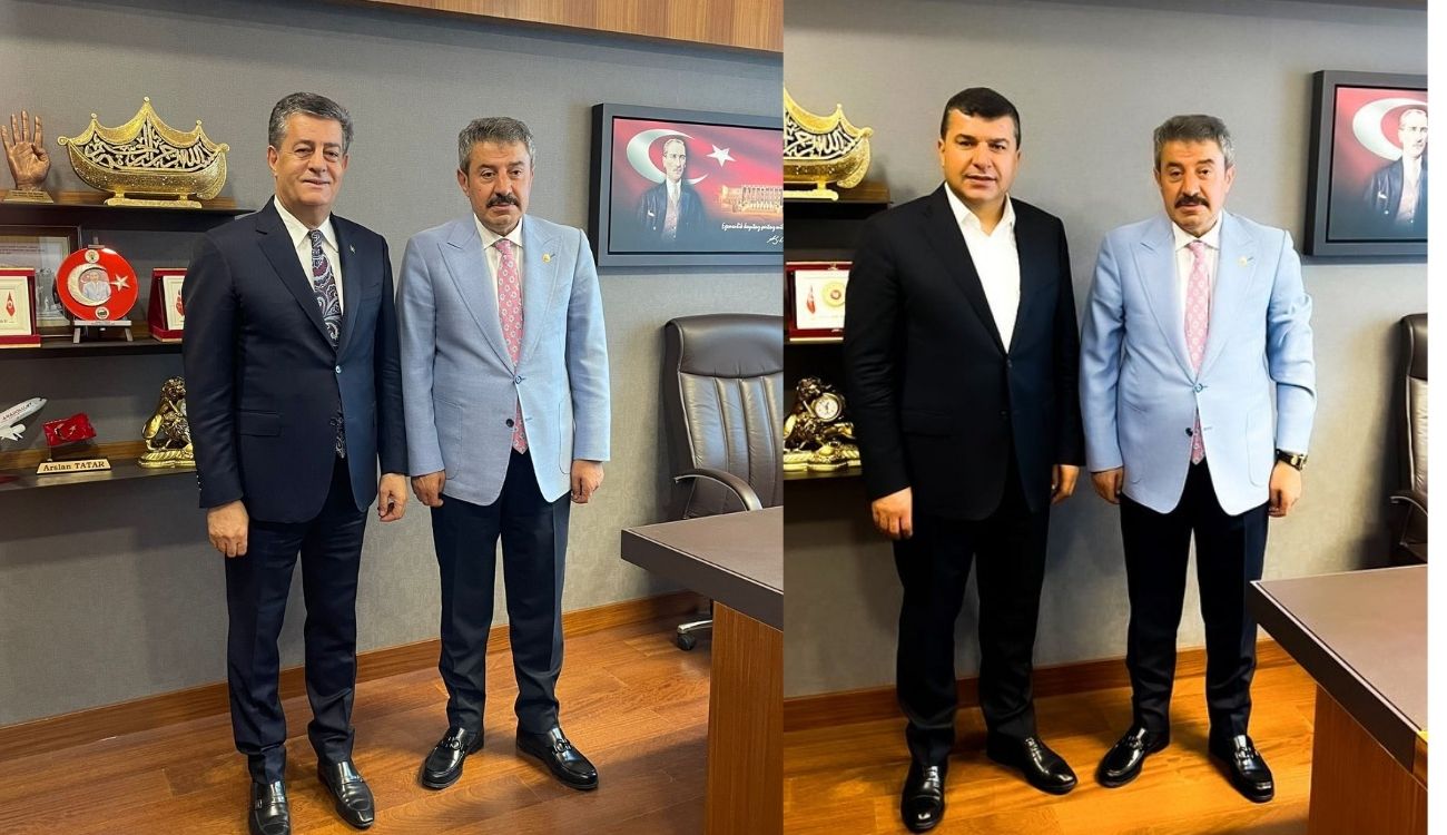 Başkan Yarka ve TSO Başkanı Geliş TBMM'de Aslan Tatar'ı Ziyaret Ettiler