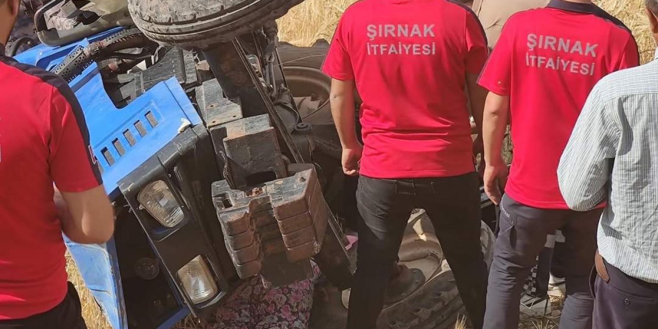 Şırnak'ta Traktör Kaza Yaptı 1 Kadın Öldü