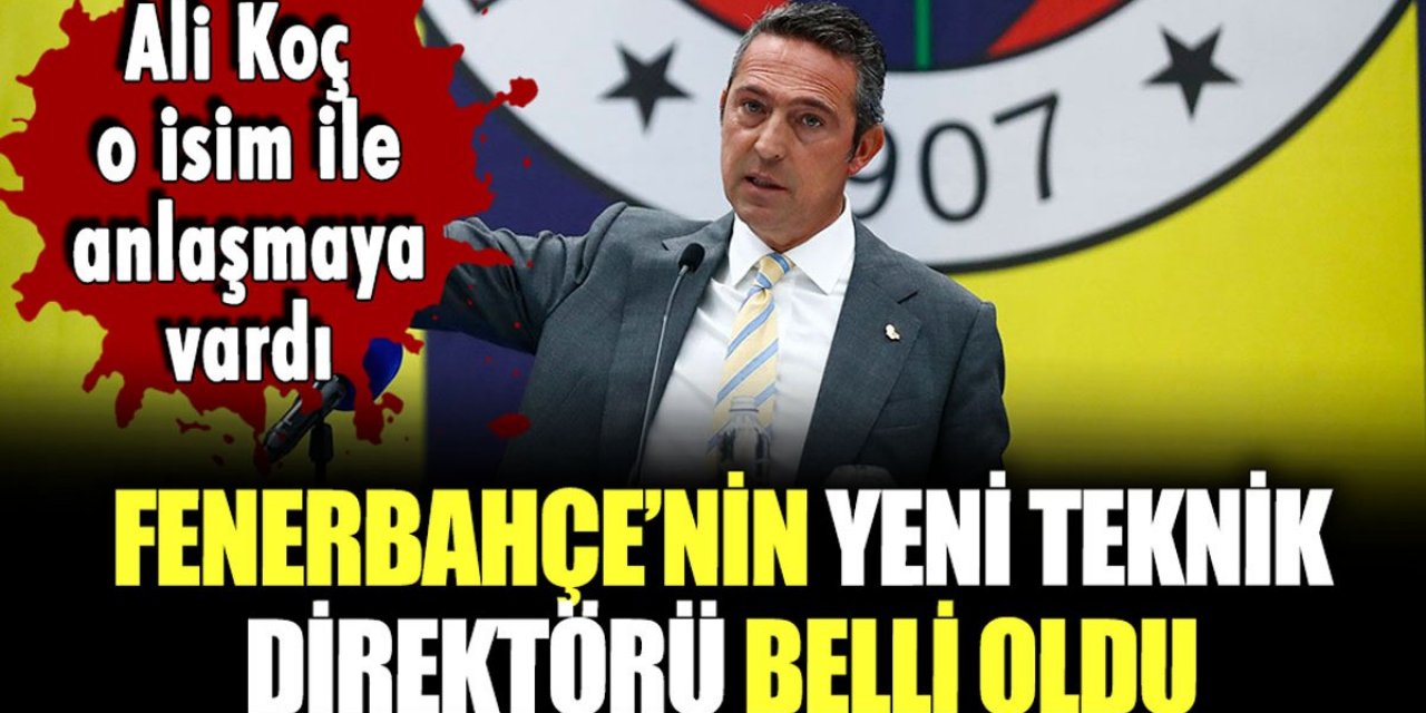 Fenerbahçe'nin Yeni Teknik Direktörü Belli Oldu