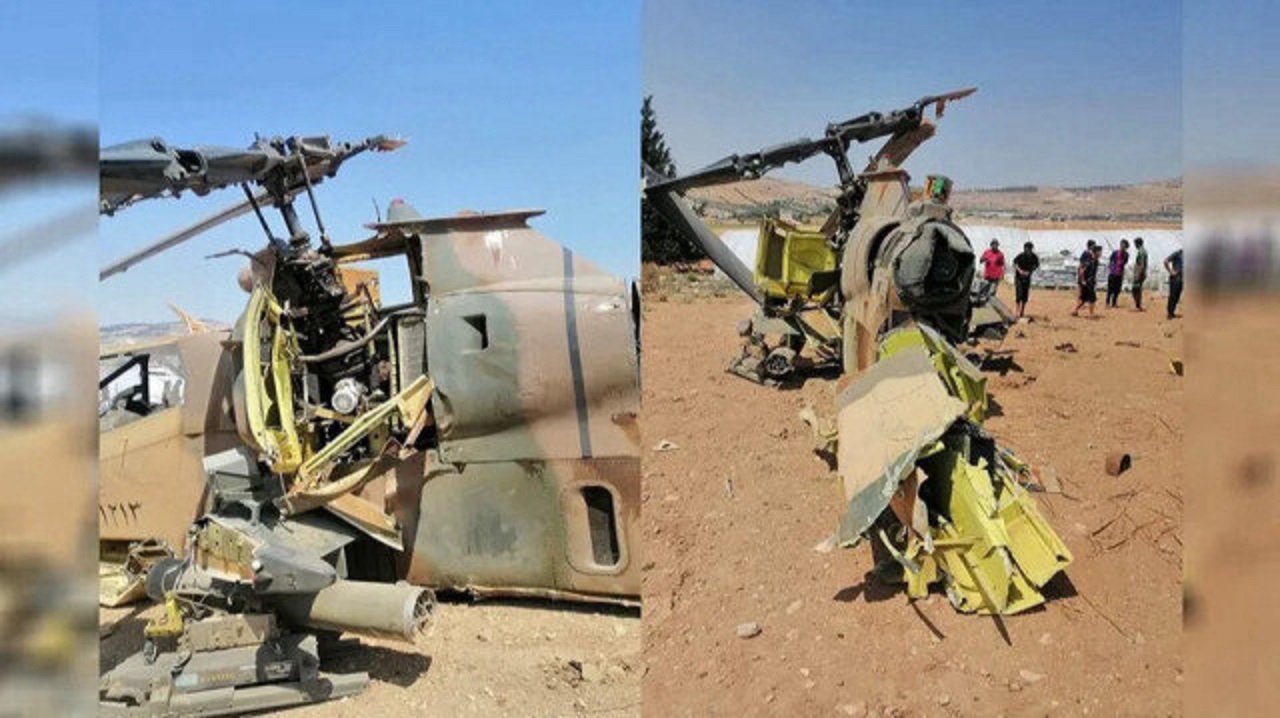 Ürdün'de Cobra Tipi Askeri Helikopter Düştü!