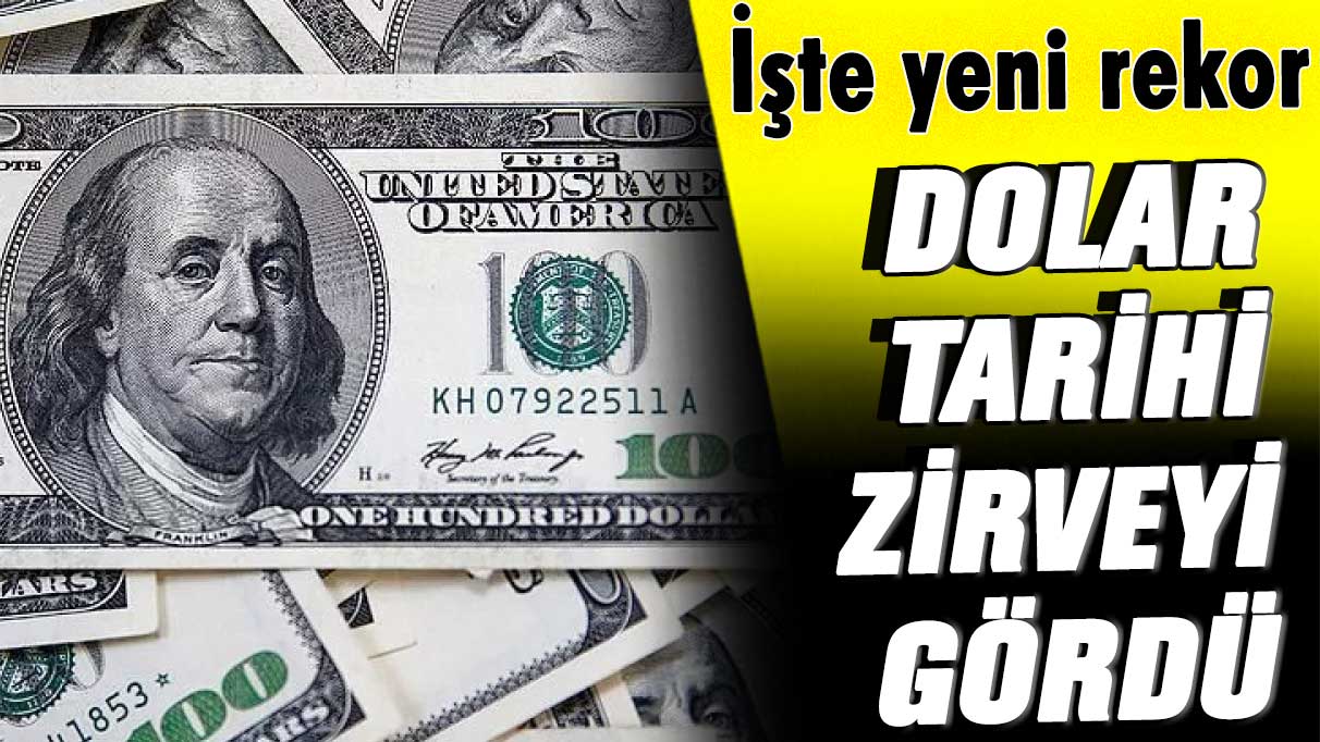 Dolar Tarihi Zirveyi Gördü!