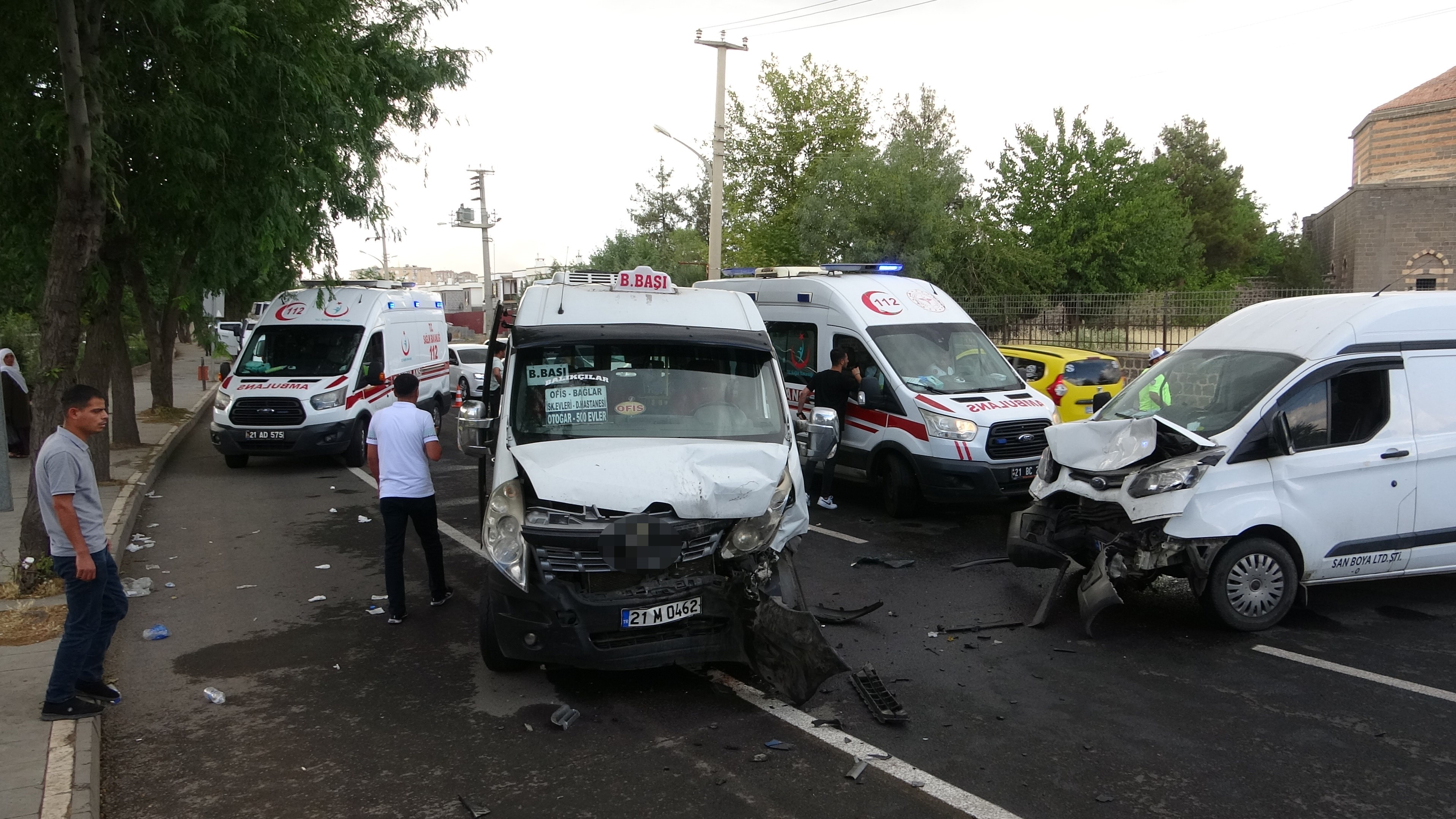 Diyarbakır’da Kaza 8 Kişi Yaralandı