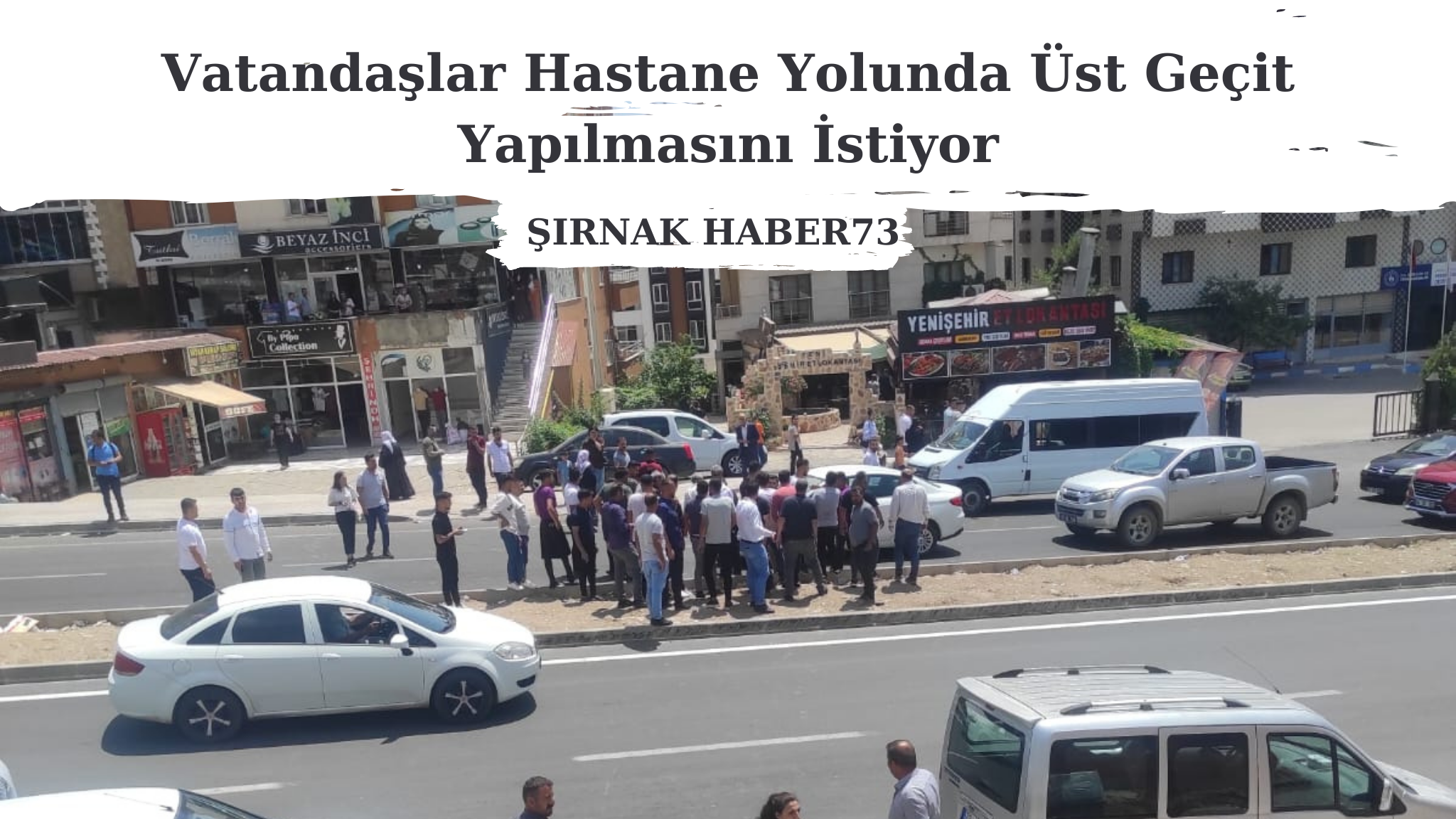 Birçok Kazanın Olduğu Yolda Vatandaşlar Üst Geçit İstiyor