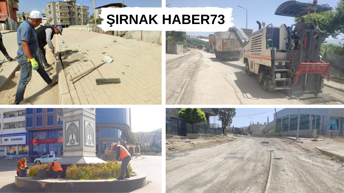 Şırnak Belediyesi Sokak Çalışmalarına Devam Ediyor
