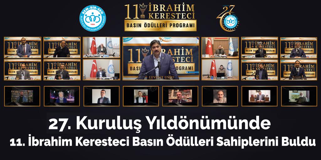 Bem-Bir-Sen 11.“İbrahim Keresteci Basın Ödülleri” Sahiplerini Buldu