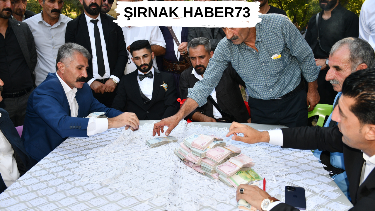 Şırnak'ta Aşiret Düğünü; Geline 1 Kilo Altın, Damada 1.5 Milyon Lira Takıldı