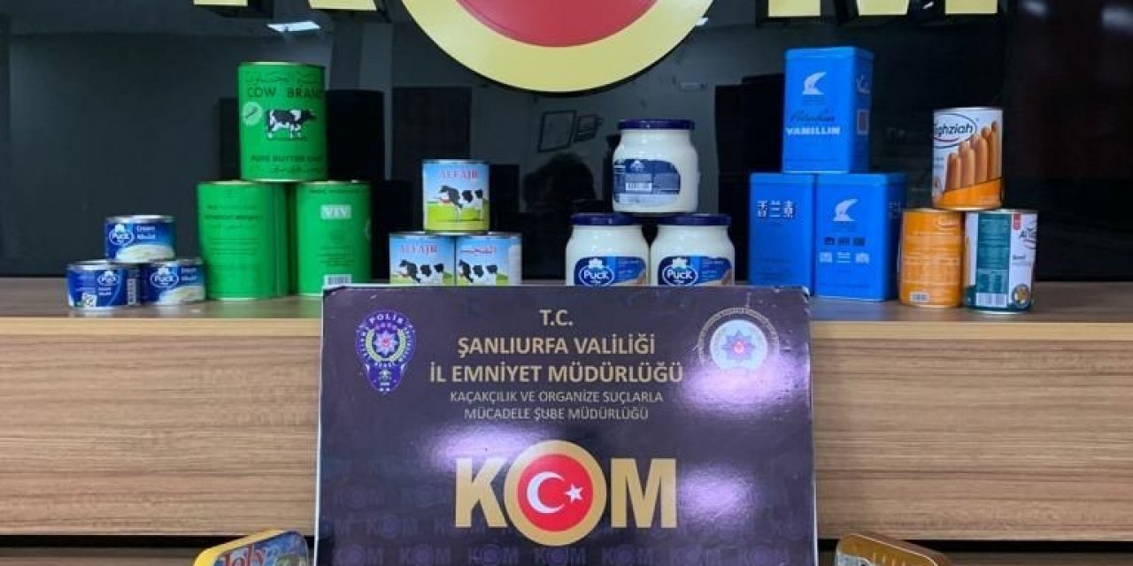 Piyasa Değeri 1 Milyon Lira Olan Kaçak Gıda Ele Geçirildi