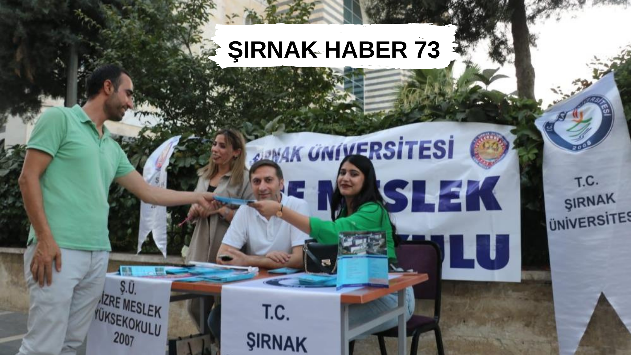 Şırnak Üniversitesi Cizre'de Öğrenciler İçin Tanıtım Standı Kurdu