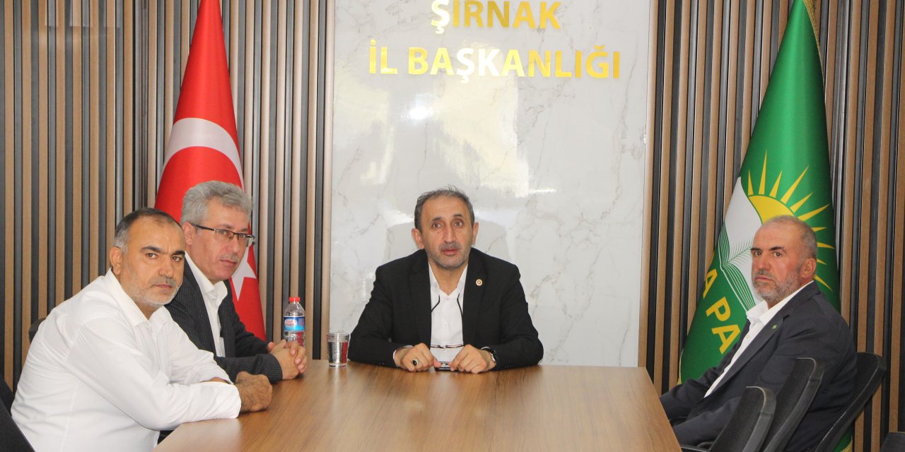 HÜDA Par Genel Sekreteri Demir, Şırnak'ta Gazetecilerle Bir Araya Geldi