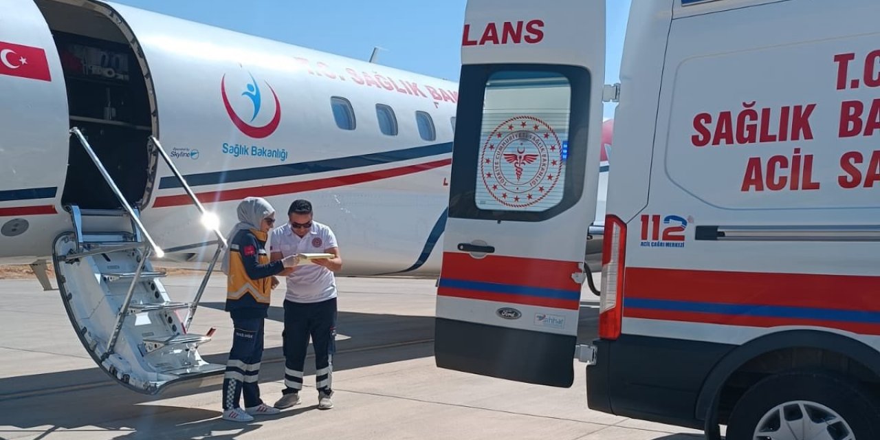 3 Günlük Gülistan Bebek Ambulans Uçakla İstanbul'a Sevk Edildi