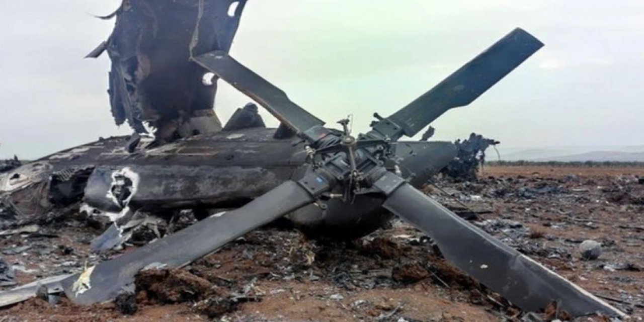 Rus Helikopteri Düştü İlk Belirlemelere Göre 3 Kişi Öldü