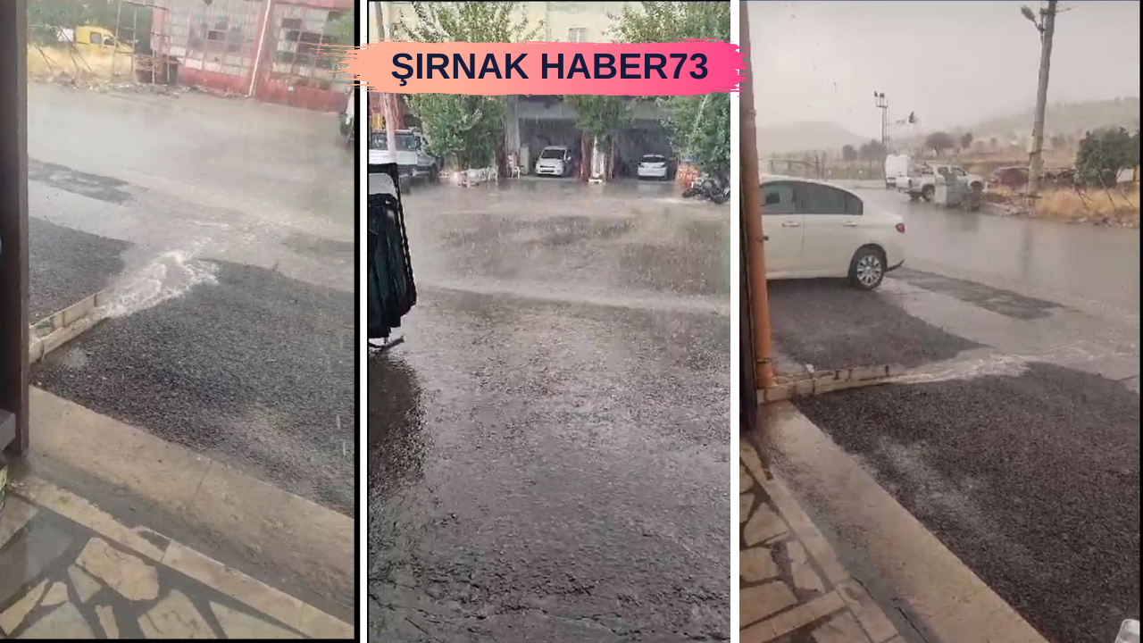 Şırnak'ta Sıcaklıkların Ardından Yağmur Etkili Oldu