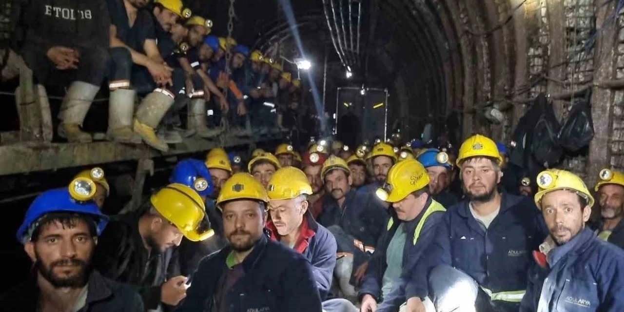 Maden işçilerinin yer altındaki açlık grevi 48 saati geride bıraktı!