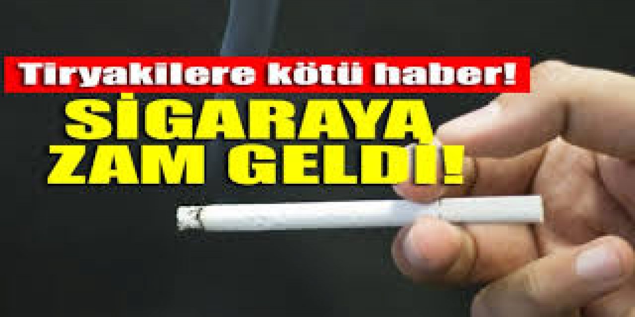 Sigaraya 5 Lira Zam Geldi!