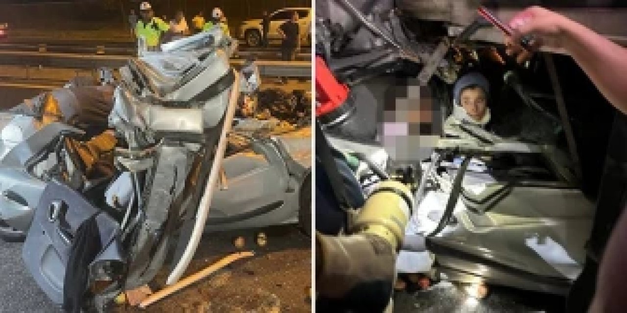5 Aracın Karıştığı Kazada 4 Çocuk Hayatını Kaybetti 4 Kişi de Yaralandı
