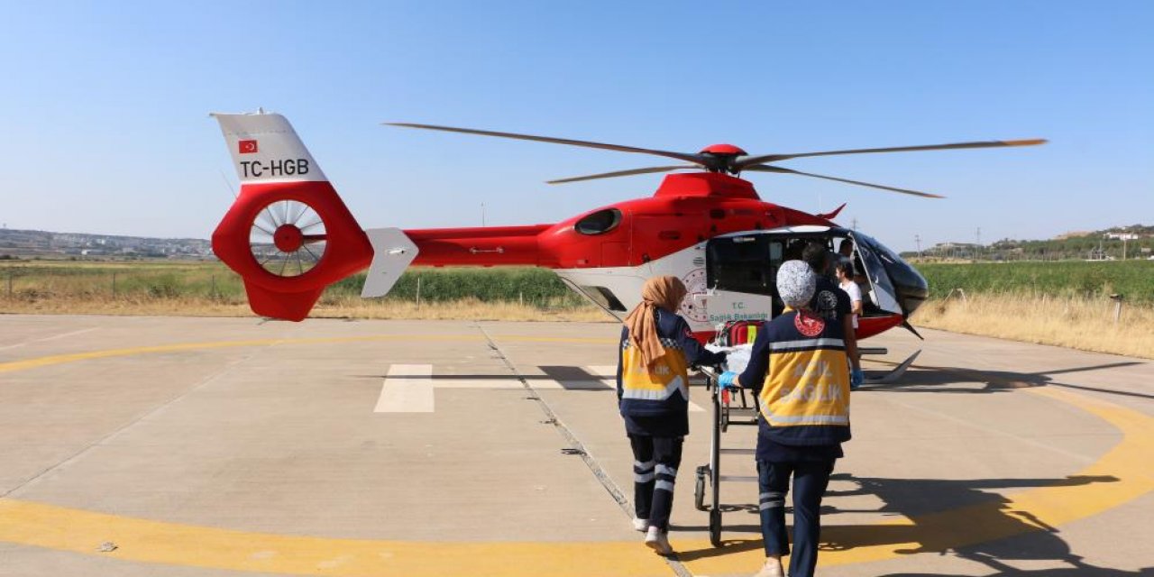 Ambulans Helikopter 2,5 Yaşındaki Eda İçin Havalandı