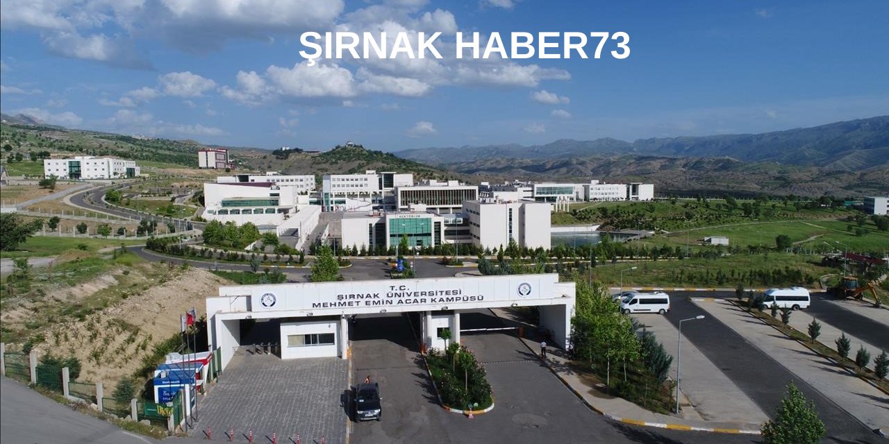 Şırnak Üniversitesi Akademik Personel Alımı Yapacak