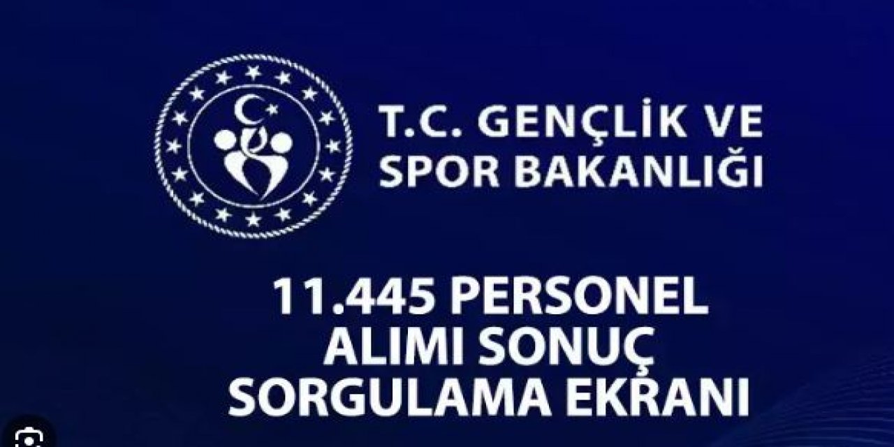 Gençlik Ve Spor Bakanlığı Başvuru Sonuçları Kısmi Olarak Açıklandı