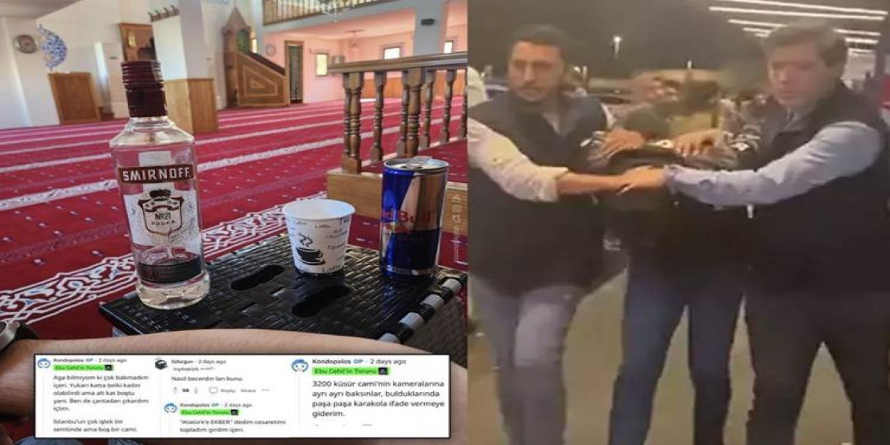 Camide İçki Fotoğrafı Paylaşan Genç Tutuklandı