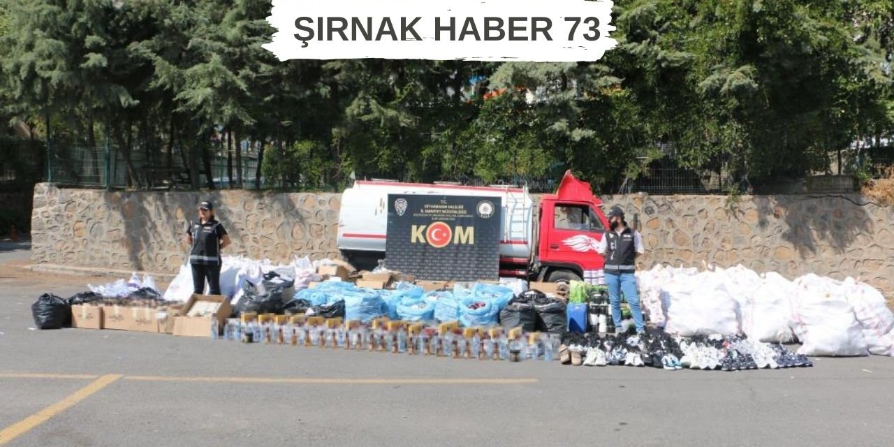 Diyarbakır'da 13  Milyon Değerinde Kaçak Malzeme Yakalandı!