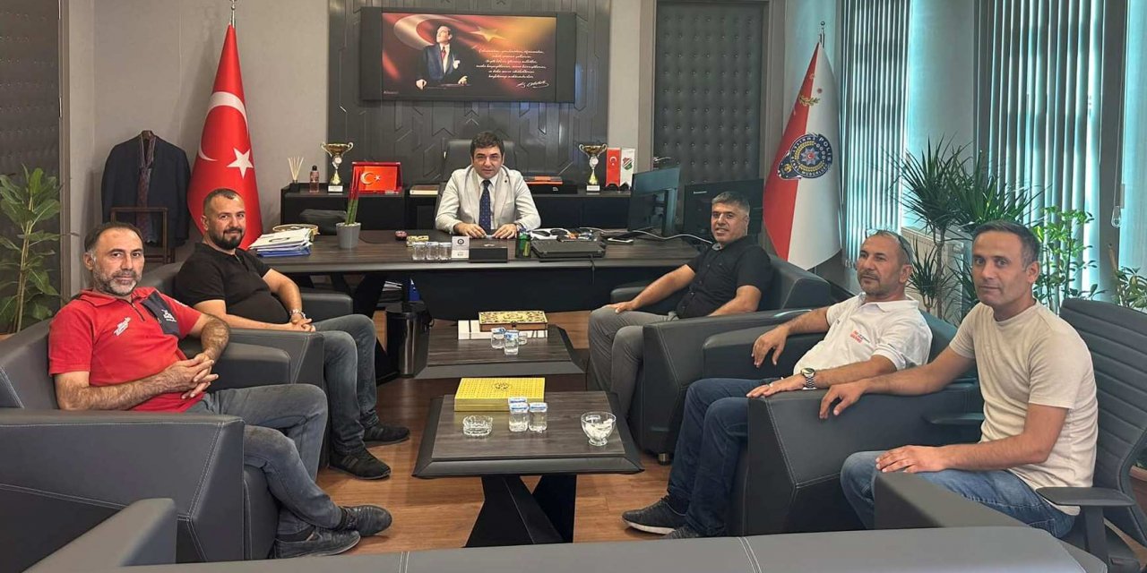 Sanayi'den Cizre Emniyet Müdürüne hoşgeldin ziyareti