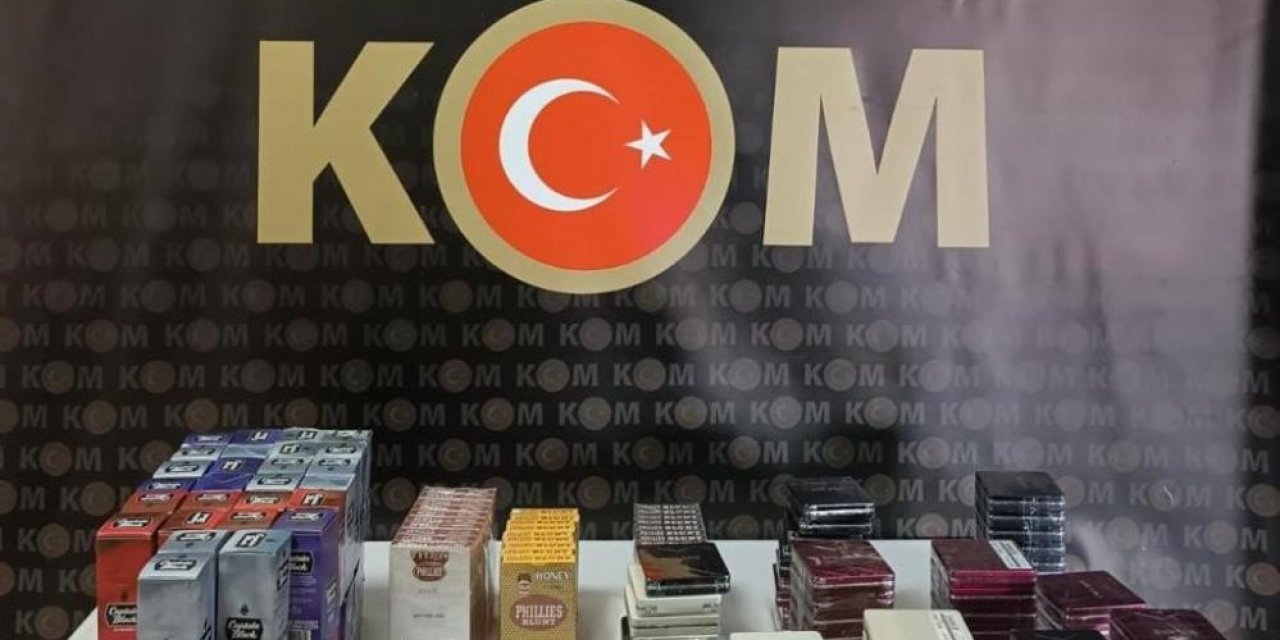 560 paket sigara ve 3 bin 626 adet puro yakalandı