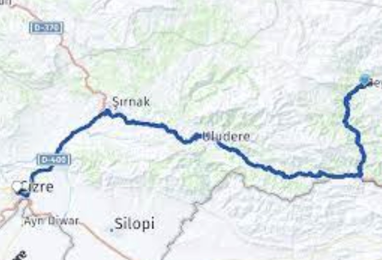 Şırnak Beytüşşebap arası kaç kilometre? Yakıt maliyeti ne kadar?