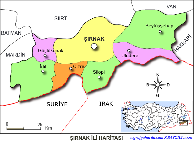 Şırnak nüfusu 2023 sonuçları! Şırnak Cizre ve Merkez nüfus  ve yüzölçümü kaç?