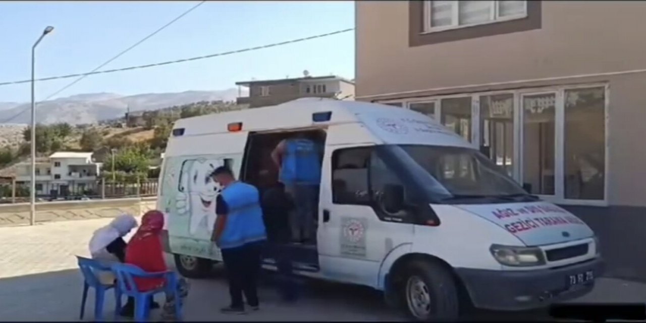 Şırnak’ta mobil diş aracı hizmet vermeye başladı