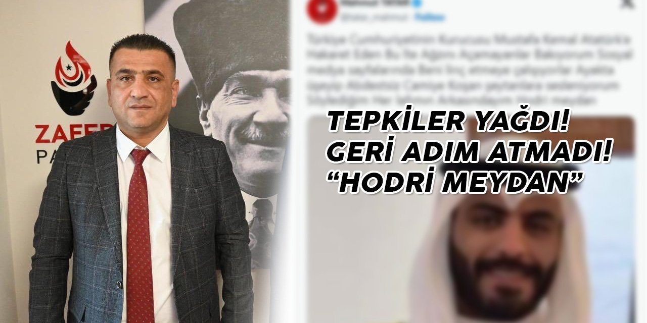 Zafer Partili Tatar’dan çarpıcı paylaşım!